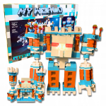 Minecraft Robot Fortress 2-in-1 LED Maja M&auml;nguklotside Komplekt