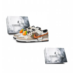Nike Dunk Libisemiskindlad Kulumiskindlad Madalad Rula Kingad Unisex Pruun Valge DD1391-100(Team202--BOX) 44