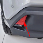 1 tk Tagumise kaitseraua helkurhoiatusvalgusti riba kate v&otilde;i udutuli Lexus UX UX200 UX260 UX300 2019 2020 2021 2022 2023 2024 jaoks Reflector L