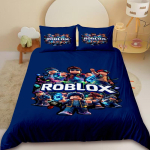 Laste multikas Roblox 3-osaline tekikott Robloxi m&auml;ng Laste teismeliste voodipesukomplekt Anime Nahas&otilde;bralik Magamistoa dekoratsioon EU Single 135x200cm