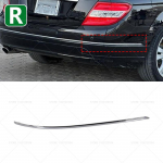 2008-2011 W204 Mercedes-Benz C-klassi tagumise kroomitud kaitseraua liist 2048850921 2048851021 2048850421 Only L 2048850921