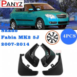 Komplekt Vormitud auto porilappide jaoks Skoda Fabia 2 5J Mk2 2007-2014 Porilapid Pritsmekaitsed Porilapid Porilauad Poritiivad eesmised taga Styling 2007-2014