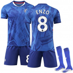 2025-26 Chelsea kodune #8 ENZO sporditreeningu s&auml;rgikomplekt sokkidega 16 sinine