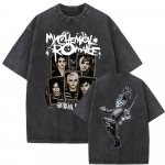 Pestud Vintage Rokkib&auml;ndi My Chemical Romance Long Live The Black Parade Graafilise Tr&uuml;kiga T-s&auml;rk Meestele Naistele &Uuml;le suuruses Punk Emo T-s&auml;rgid L