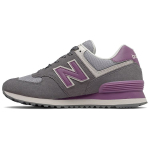 New Balance Nb 574 V&auml;rviplokk Kangas S&uuml;nteetiline Nahk Madal L&otilde;ige Maratonijooksukingad Naiste toss Lilla Hall WL574LDB 37