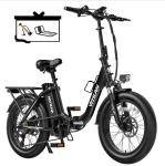 Foldable electric bicycle VITILAN U3, 750W motor, 48V 13Ah battery, top speed 45 km/h, cruising range 120km, 20*4.0 inch tires must