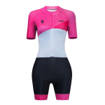 FRENESI Triatloni Jalgrattakost&uuml;&uuml;m L&uuml;hikeste Varrukatega Suvine Performance Varustus Maanteejalgratta V&otilde;idus&otilde;idu Multisport XS pink