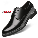 FUQIAO Ametlikud K&otilde;rgust Suurendavad Kingad Mees K&otilde;rgemaks T&otilde;stjad 6CM N&auml;htamatu Sisetald Meestele K&otilde;rgust T&otilde;stvad Oxfords &Auml;ri T&otilde;stuk 39 gray
