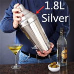 1,8L suur roostevabast terasest kokteili Boston Bar &scaron;eiker: 3-osaline komplekt white