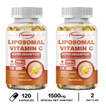 Xemenry - 1500mg Liposomaalne C-vitamiin - Antioks&uuml;dant, Toetab Tervet Imuuns&uuml;steemi 120*2