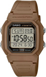 Casio Tugevdatud Digitaalkell W-800H-5AV Meeste Pruun Vaikrihm Positiivne LCD 100m Veekindel 10-aastane Aku Taimer (W-800H-5A) black