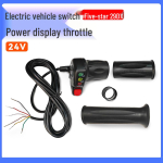 Elektriratas 24V/36V/48V Poolk&auml;epide 29DX Keerlev gaasipedaal Kiiruse reguleerimine 48V Five-Star 29DX Switch Half-Grip blue