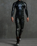 Halloweeni T&auml;iskasvanute 3D Digitr&uuml;kiga Kehakost&uuml;&uuml;m Cosplay'ks ja Kost&uuml;&uuml;mipidudeks Black B,L black