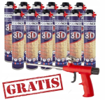 Polynor 3D Termoisolatsioonipihustusvaht Pur Vahtisolatsioon + Tasuta Tootekomplekt