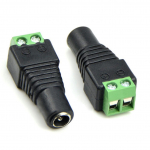 Tasuta juhtmestik DC terminali pistiku monitori pistik naissoost 12 V lambi toiteadapter