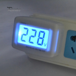 Sinine LCD-m&otilde;&otilde;turi tester AC 80-300V EU Plug 220V Volt Power Monitor