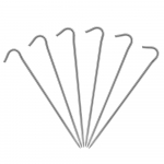 6tk/10tk titaanist telgivaiad Titaanist telginaelad v&auml;ljas telkimistelgi vaiad painutuskonks 6