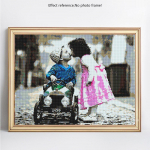 DIY teemantmaalid V&auml;ikesele t&uuml;drukule ja poisile T&auml;is&uuml;mmargused tikandid Rhinestone'i pilt Teemant 20X30