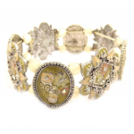 Les Tr&eacute;sors De Lily [E5826] - Bracelet Cr&eacute;ateur 'Ali&eacute;nor' Blanc valge