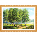 Teemantmaaling Teemanttikandid Loodus 5D Teemantmaal T&auml;ispuurimise Teemant Round 20X30CM