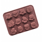 &Ouml;&ouml;kulli silikoonist &scaron;okolaadivorm Mitme n&auml;oga kotkaste r&uuml;hm saab olema armas &scaron;okolaad