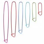 6 tk Marker N&otilde;elahoidja N&otilde;elaklamber Pross Heegeldatud Kudumist&ouml;&ouml;riist