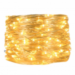 &Otilde;ues LED stringvalgusti 10m 20m kaugjuhtimispuldi ajastus aku USB aiahaldja valgus kodupeo j&otilde;ulukaunistuseks USB 20M 200LED