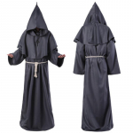 Scione v&otilde;luri kost&uuml;&uuml;m Cosplay keskaegne munk vend r&uuml;&uuml; preestri kost&uuml;&uuml;m iidne riietus kristlik &uuml;likond L&The Wizard must