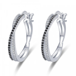 BLACK AWN Fashion Classic Hoop K&otilde;rvar&otilde;ngad Ristk&otilde;rvar&otilde;ngad