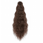 MISS PARUK Naiste pikk maisi laine hobusesaba Parukas s&uuml;nteetilisest kiust juuksel&otilde;ik, k&uuml;&uuml;nis klambriga juuksepikendused maisi lokkis pikk hobusesaba