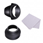 67 mm objektiivivarjuk koos tulbi&otilde;iega objektiivi + kokkupandava kummist objektiivi kattega + objektiivi puhastuslapiga 58mm