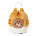 LINE Friends Kitten Brown Bucket Bag Cheese
