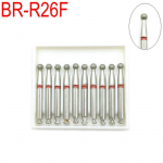 10 tk/karp hambaravi madala kiirusega teemantpurid RA 2,35 mm varrega k&auml;siinstrumendile RA teemantpuri puurpoleerija BR-R26F