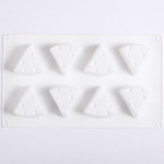 8 auku 3D juustu kuju silikoonvorm vahukook &scaron;okolaadifondant Magustoit saiake K&uuml;psetustarvikud Kookide kaunistamise t&ouml;&ouml;riistad