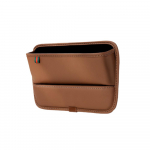 Pu-nahast autokonsooli k&uuml;lgmiste istmete vahet&auml;ite esiistme korraldaja mobiiltelefoni v&otilde;tmete jaoks V&auml;ikesed esemed Autode sisustus pruun