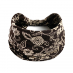 Puuvillane pehme pea&uuml;mbris Bandana turban elastne s&otilde;lme juukseaksessuaarid Vintage peapaelad laiad lilleprintid Boho 46