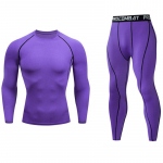 Meeste Spordir&otilde;ivad Kompressioon&uuml;likonnad Hingavad j&otilde;usaaliriided Spordijooksjad Treening Fitness Spordidress S lilla