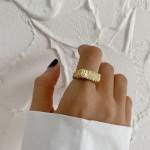 ANENJERY ristk&uuml;likukujulised ebakorrap&auml;rase tekstuuriga s&otilde;rmused naistele Loomingulised s&otilde;rmused, reguleeritavad Korea ehted Resizable h&otilde;be