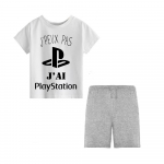 Laste komplekt T-s&auml;rk + Puuvillased l&uuml;hikesed p&uuml;ksid ps 4 ans