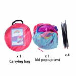 Uusim suur &uuml;kssarvikutelk, kaasaskantav printsprintsessi lossi telk, laste m&auml;ngumaja M&auml;ngutelk m&auml;nguasi 135cm