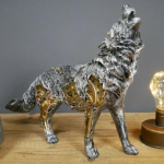 Uus t&ouml;&ouml;stuslik gooti aurupunk Daschundi vorstikoera vaiguga kodu skulptuur Wolf