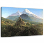 Feeby l&otilde;uenditr&uuml;kk, Der watzmann &ndash; c. D. Friedrichi paljundamine 60x40 sinine