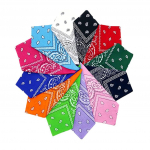 (SU)Tosin Paisley Bandanas mitmev&auml;rviline komplekt Cowboy Bandana peasall kahepoolne One size