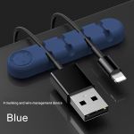 Kaablihoidja klambrite haldamine silikoonist isekleepuv juhtme organiseerija lauaarvuti USB