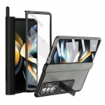 Kriimustusvastane kogu korpusega esiklaasist kile&uuml;mbris Samsung Galaxy Z Fold 3 5g Volditav 4 Volditav 4 Kokkupandav 3 Zfold4 S Pliiatsipesa hoidiku kate for Samsung Z Fold 4 must