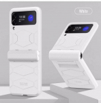 Vastupidav soomus Samsung Galaxy Z Flip 3 Flip 4 korpuse plastikust hingekaitsekatte jaoks Samsung Z Flip 4 must