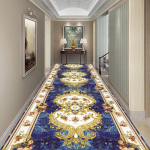 3D vahek&auml;iku koridor Pikad jooksujalad P&otilde;randamatid Luksuslikud vaibad Elutoa kaunistus Koduvaibad Magamistoa Villa Esikus Esiku jooksja W60*H200CM