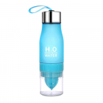 (Suurep&auml;rane kodu)700 ml Lemon Cup Bottle H2O Joo rohkem vett Joogiratta pudel One size sinine