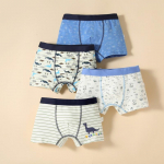 4 tk puuvillane bokser poistele Cartoon Kids Box Boxer lastele alusp&uuml;ksid alusp&uuml;ksid 2-12 a. M 13-17kg