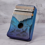 Kalimba 17 klahvi mahagonist p&ouml;ial klaver Mbira muusikainstrument Aafrika s&otilde;rmklaver Teclado instrumento None